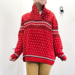 ✨Price Drop✨ Chaps Cozy Red Holiday Sweater